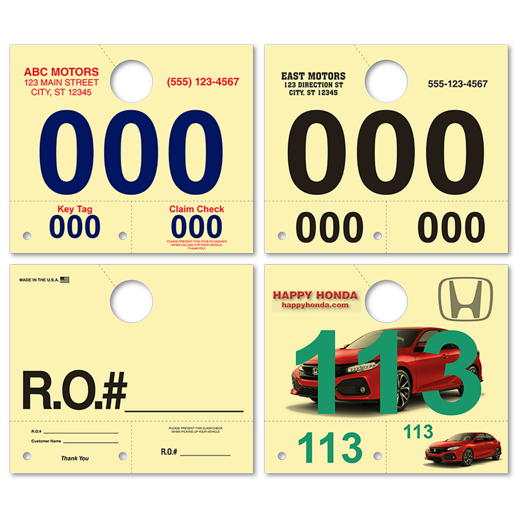 Examples of Custom RL-78 Dispatch Numbers